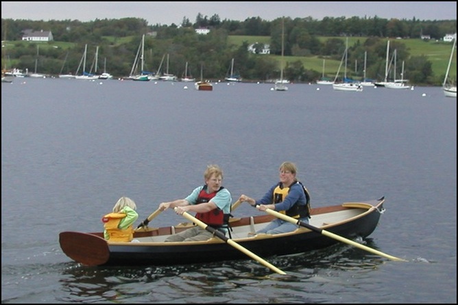 Merlin, row Benjamin River