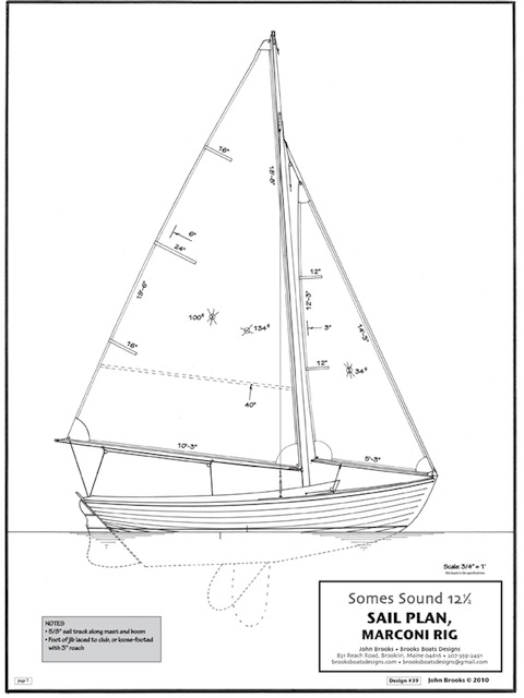 Somes Sound 12 1/2 sail plans