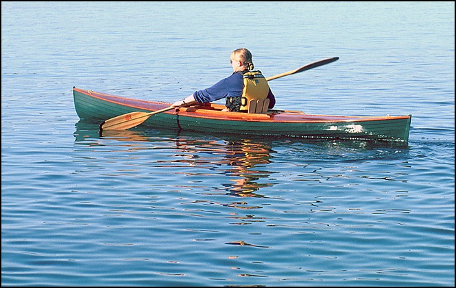 Salicornia is a joy to paddle. Ruth grew up paddling canoes,